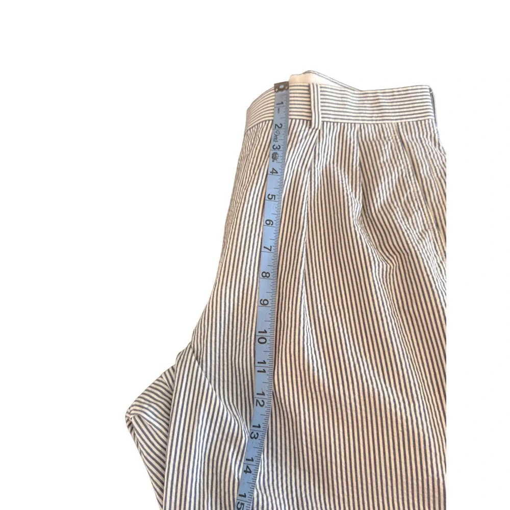 Brooks Brothers Pants Men's Seersucker Blue Striped Nautical Preppy 39 x 33‎